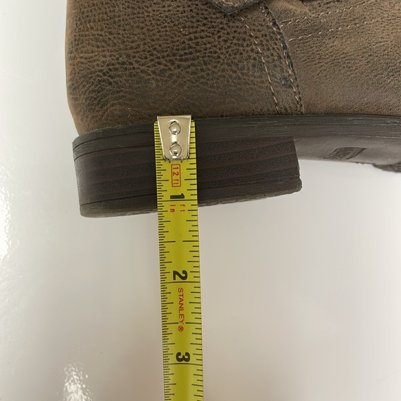 Unr8ed Brown Distressed Tall Boots - Picture 16 of 16